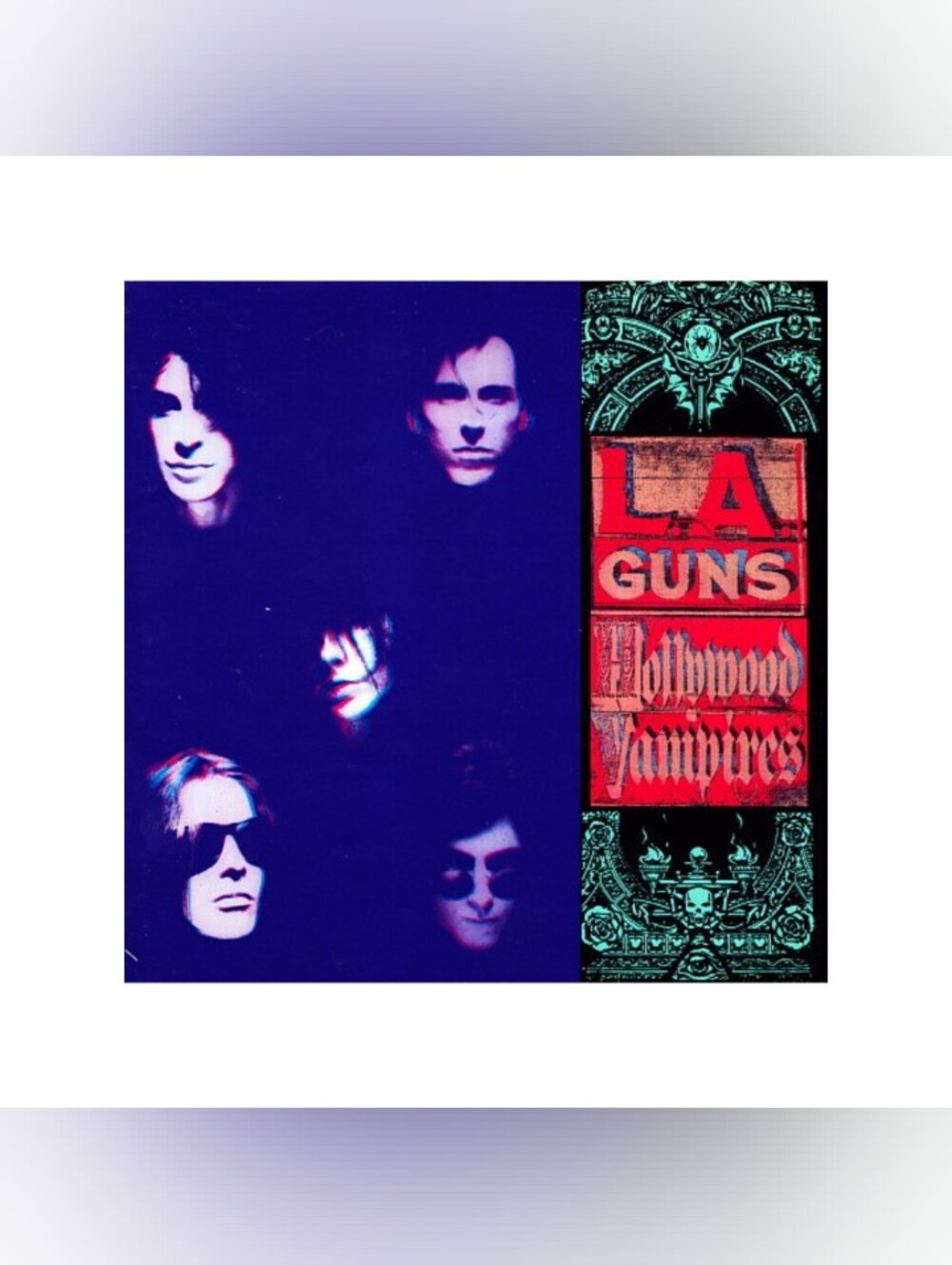 LA Guns - Hollywood Vampires CD 1991 With 3D Glasses Polydor